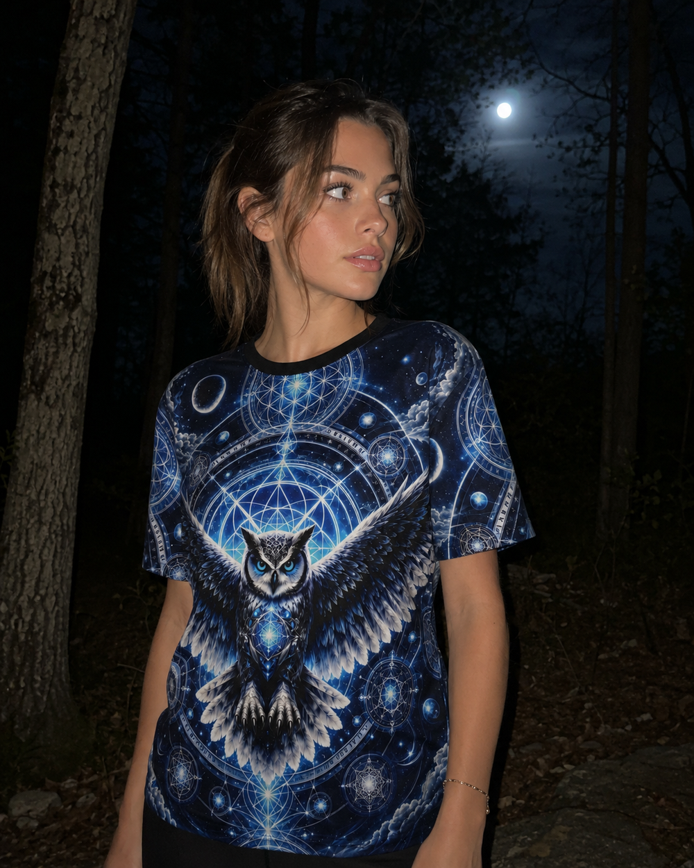 CELESTIAL WATCHER | UNISEX AOP T-SHIRT