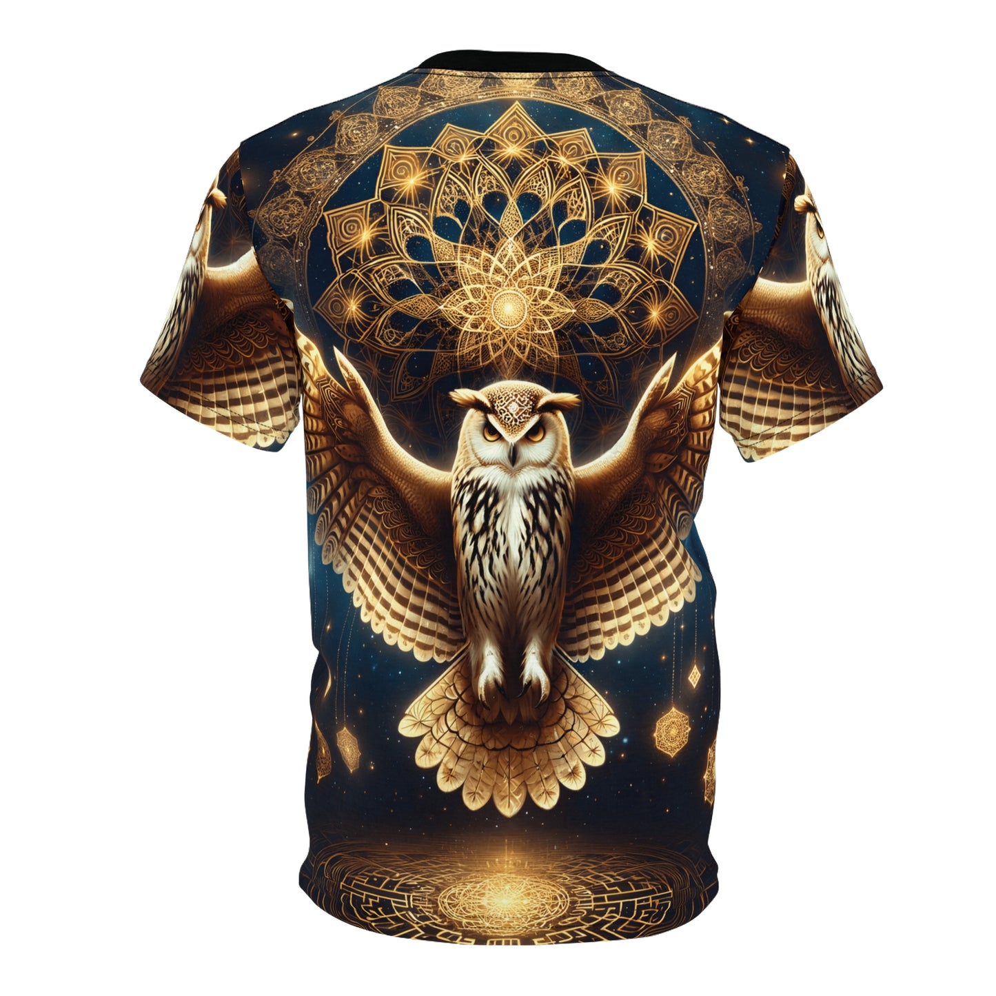 GOLDEN OWL | UNISEX AOP T-SHIRT