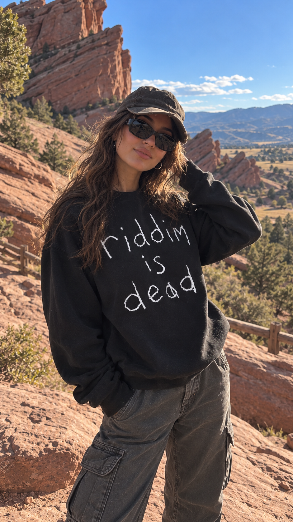 RIDDIM IS DEAD | UNISEX SWEATSHIRT
