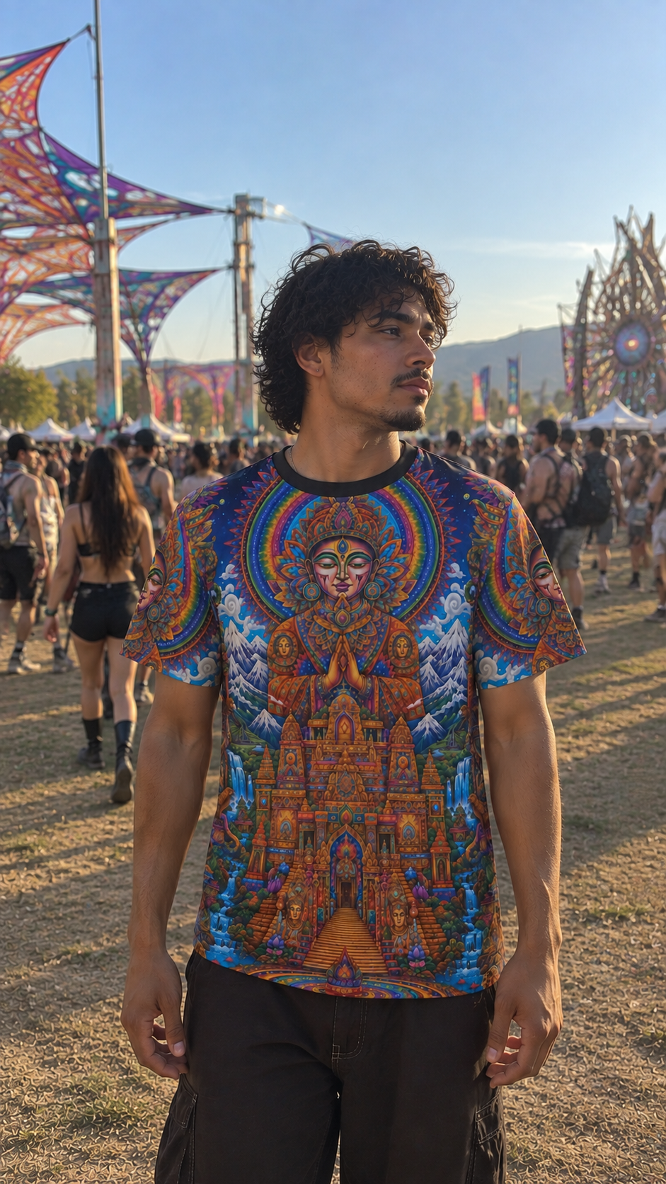 TEMPLE OF ENLIGHTENMENT | UNISEX AOP T-SHIRT