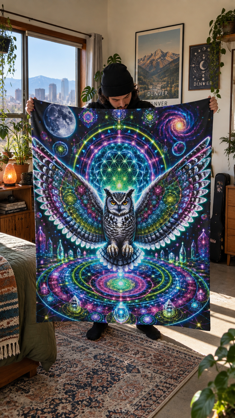 COSMIC WATCHER | VELVETEEN BLANKET