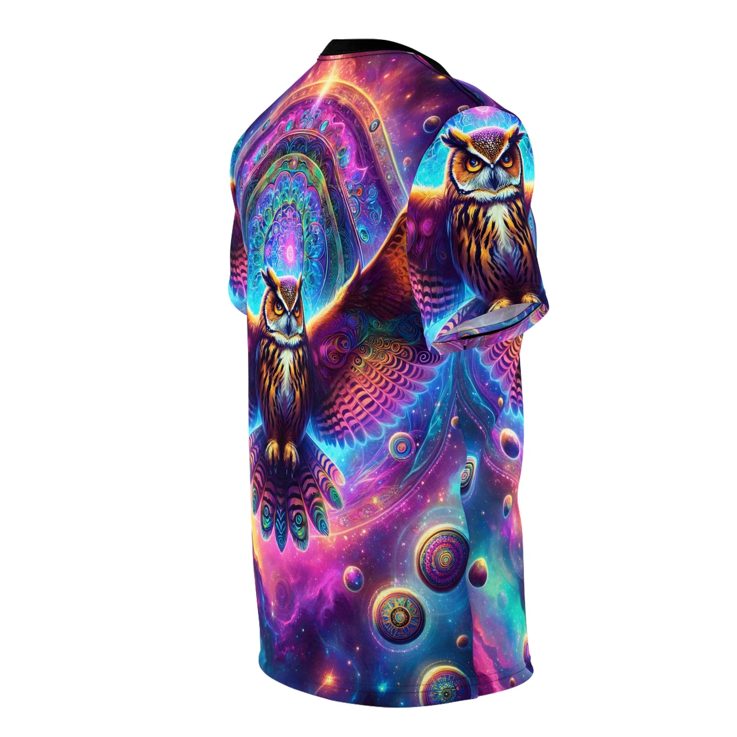 COSMIC OWL | UNISEX AOP T-SHIRT