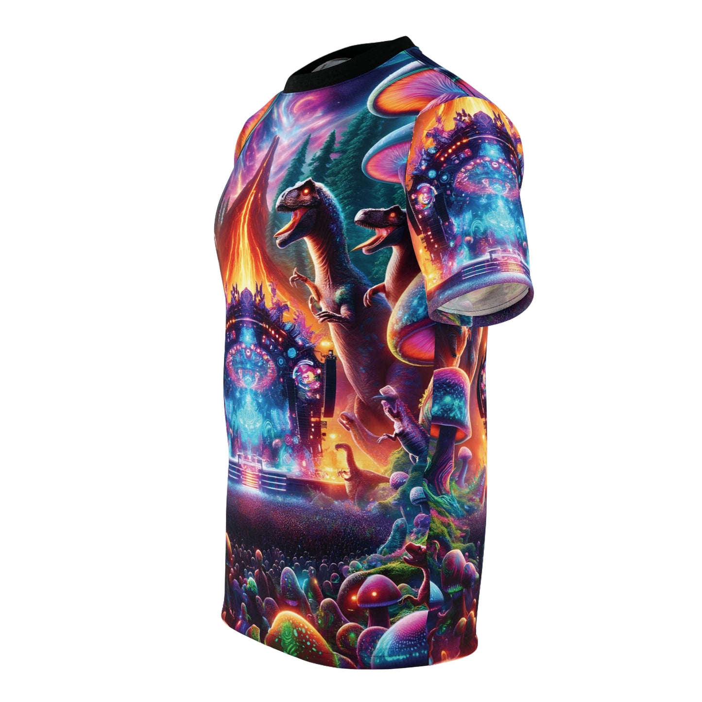 DINO RAVE | UNISEX AOP T-SHIRT