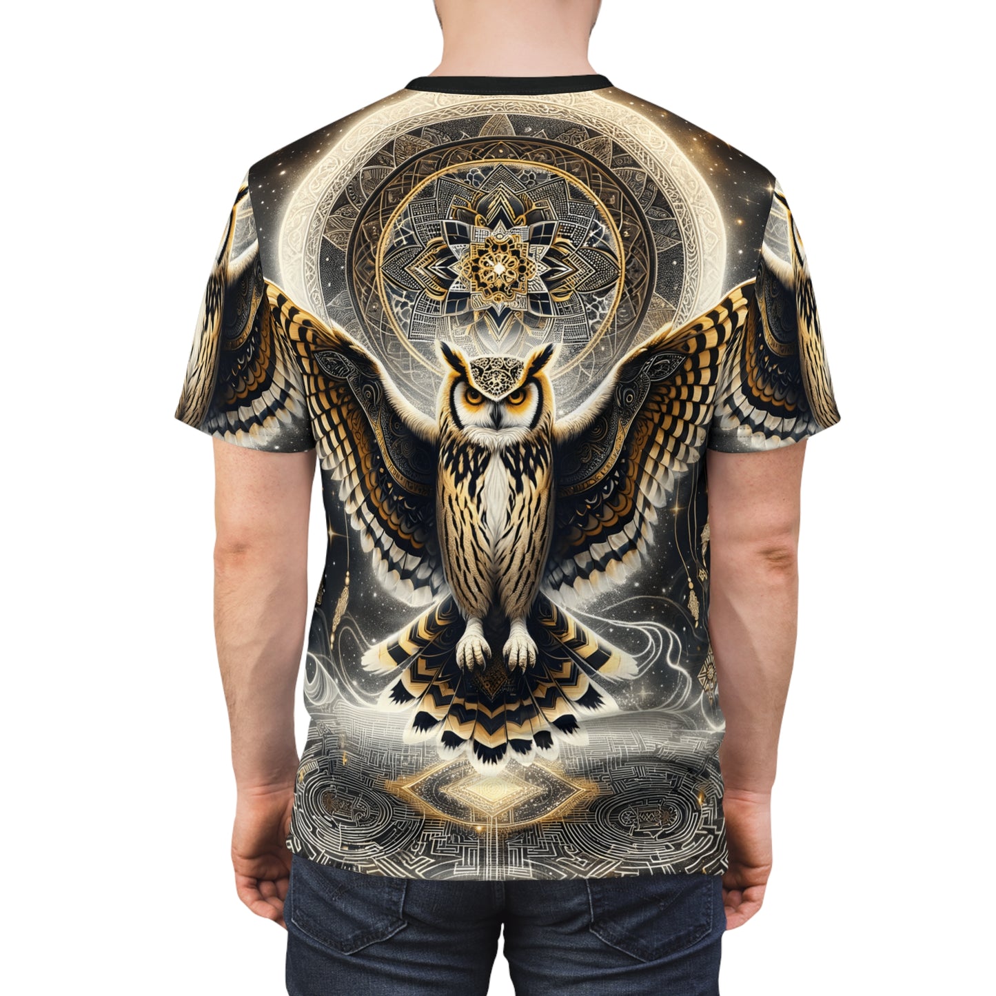 MYSTICAL OWL | UNISEX AOP T-SHIRT