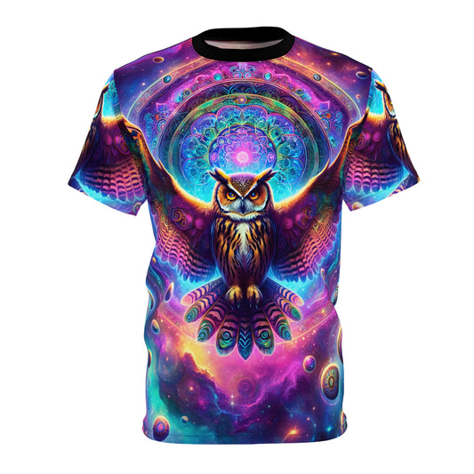 COSMIC OWL | UNISEX AOP T-SHIRT