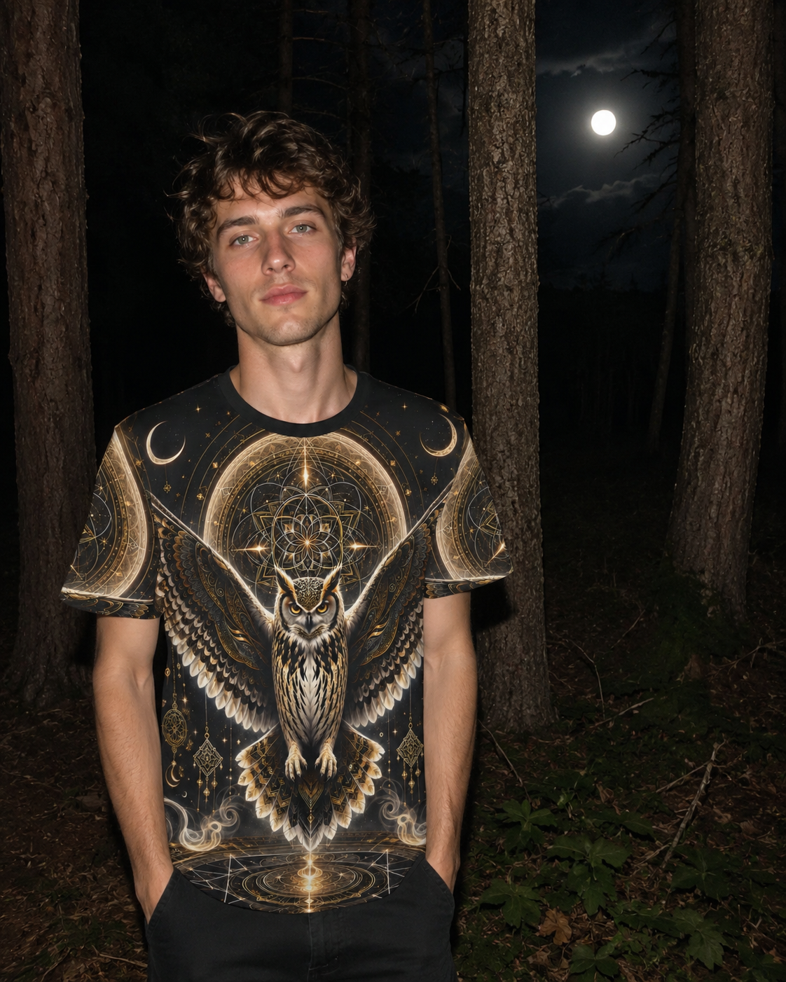MYSTIC WATCHER | UNISEX AOP T-SHIRT