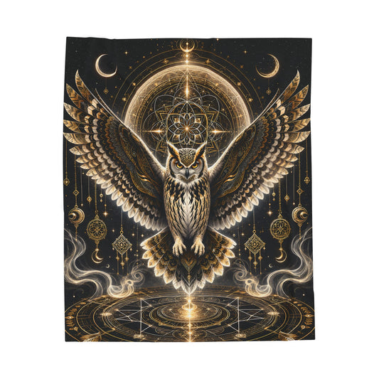 MYSTIC WATCHER | VELVETEEN BLANKET