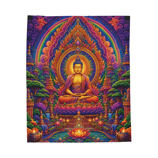 TEMPLE OF AWAKENING | VELVETEEN BLANKET