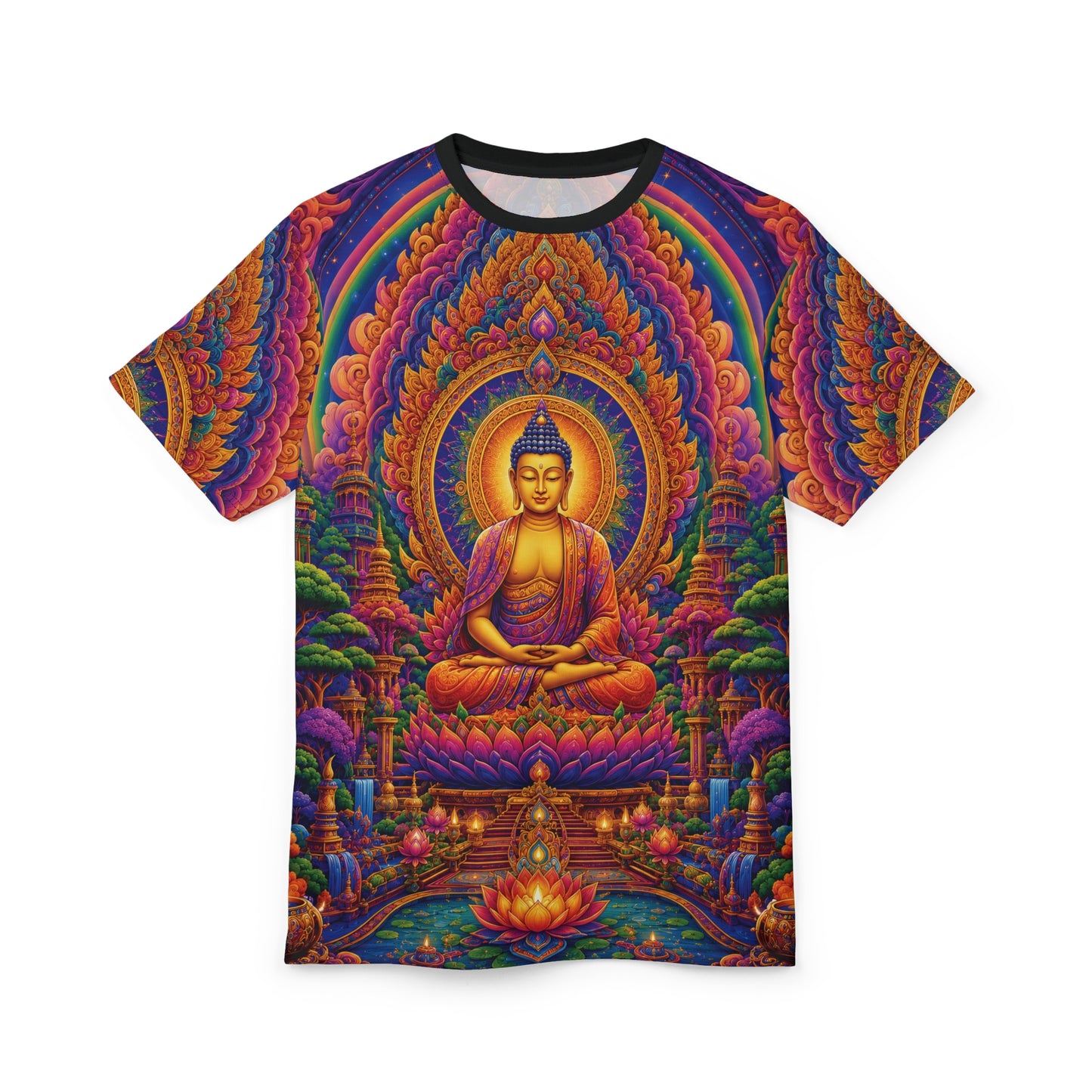 TEMPLE OF AWAKENING | UNISEX AOP T-SHIRT