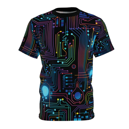 NEON MOTHERBOARD | UNISEX AOP T-SHIRT