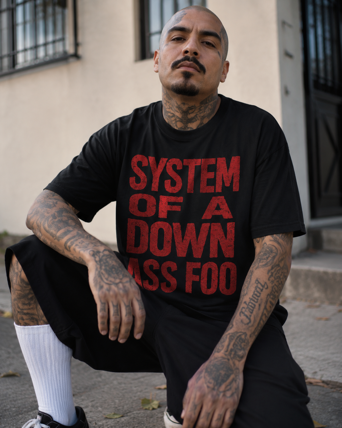 SYSTEM OF A DOWN ASS FOO | UNISEX HEAVY T-SHIRT