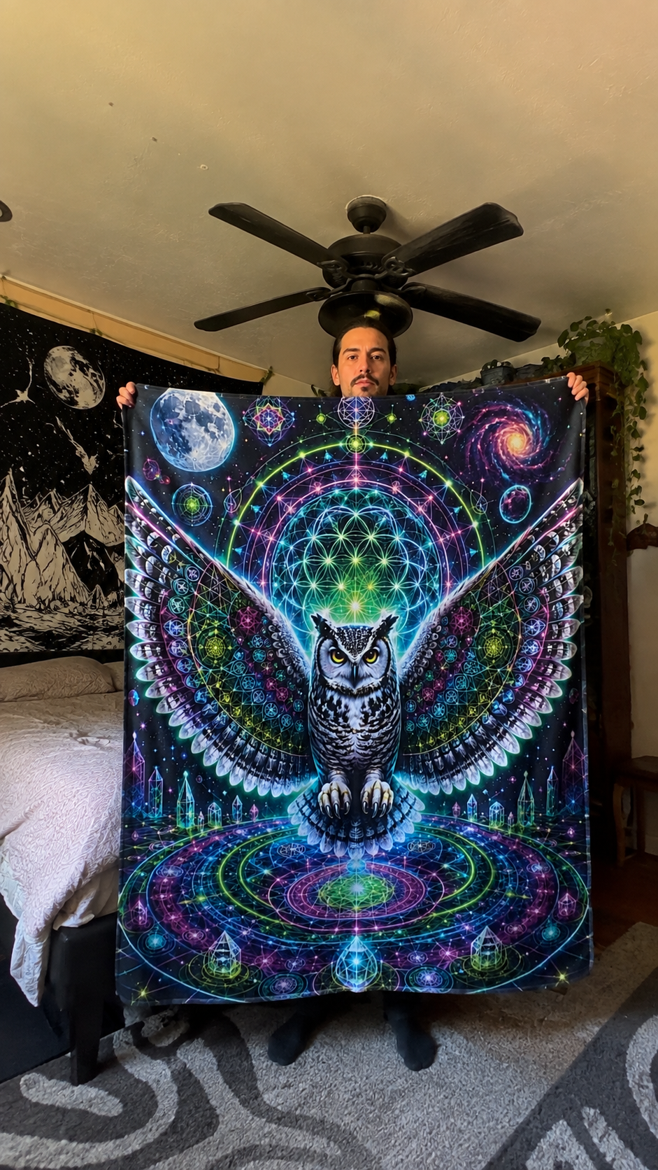 COSMIC WATCHER | VELVETEEN BLANKET