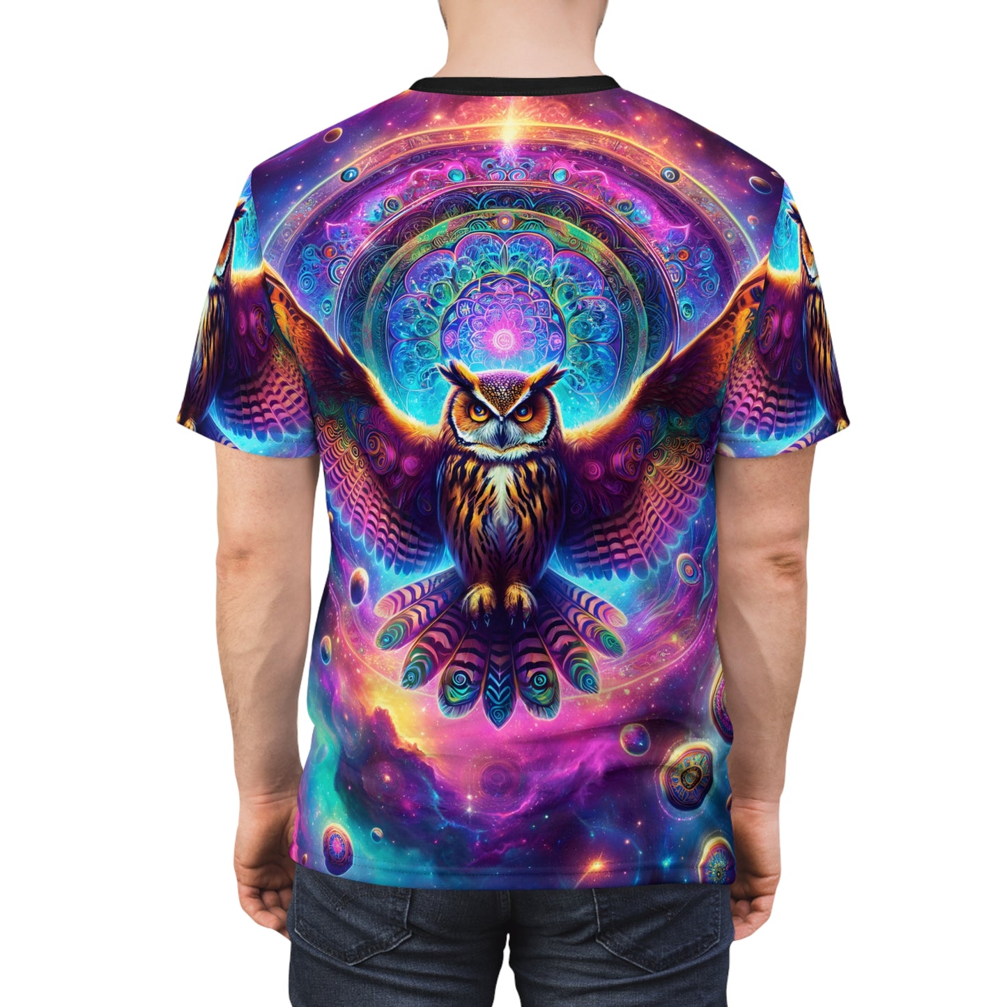 COSMIC OWL | UNISEX AOP T-SHIRT