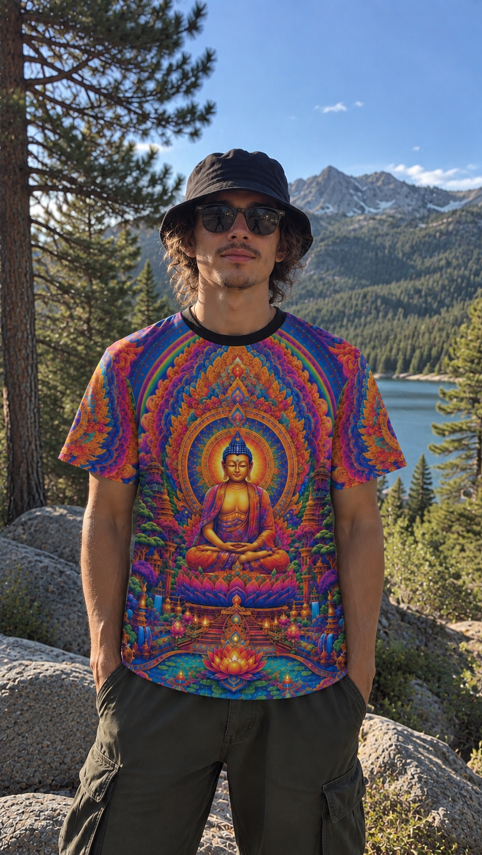 TEMPLE OF AWAKENING | UNISEX AOP T-SHIRT