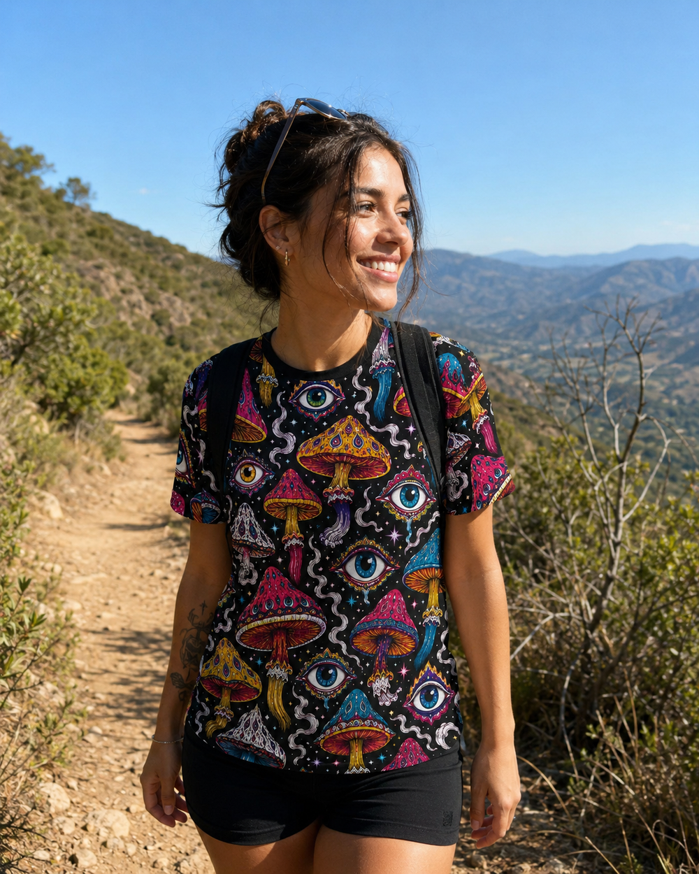 WIDE OPEN | UNISEX AOP T-SHIRT