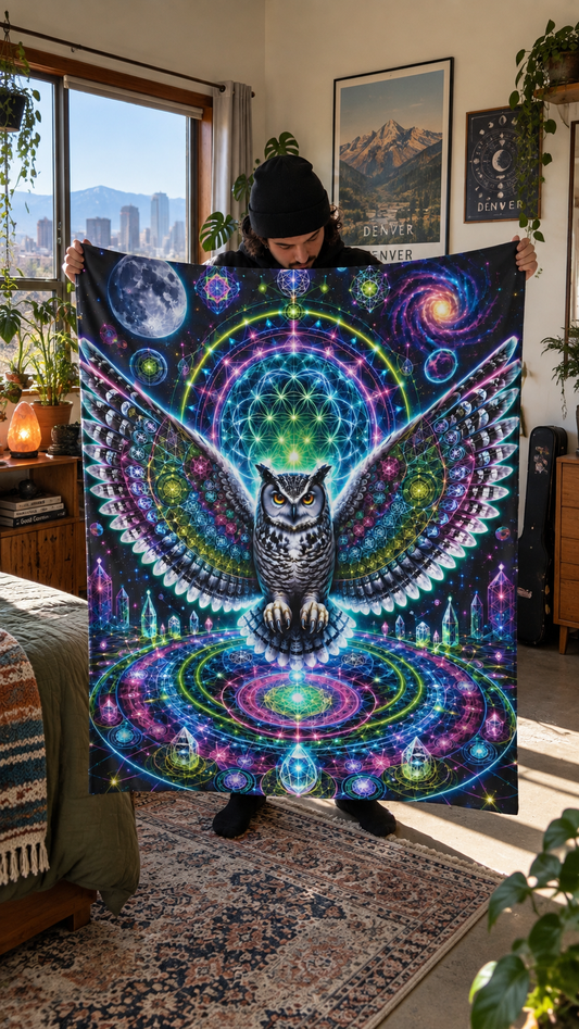 COSMIC WATCHER | VELVETEEN BLANKET