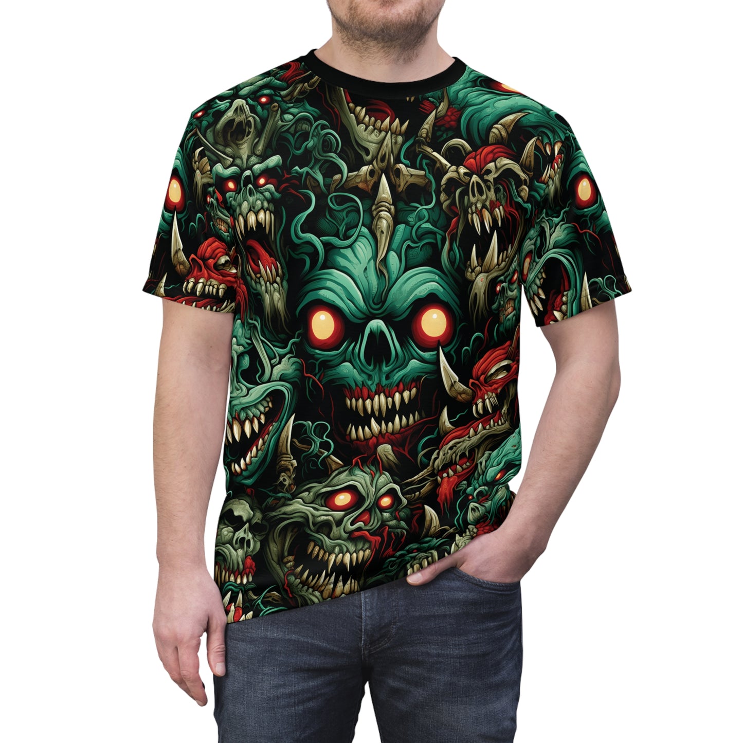 LURKING GHOULS | UNISEX AOP T-SHIRT