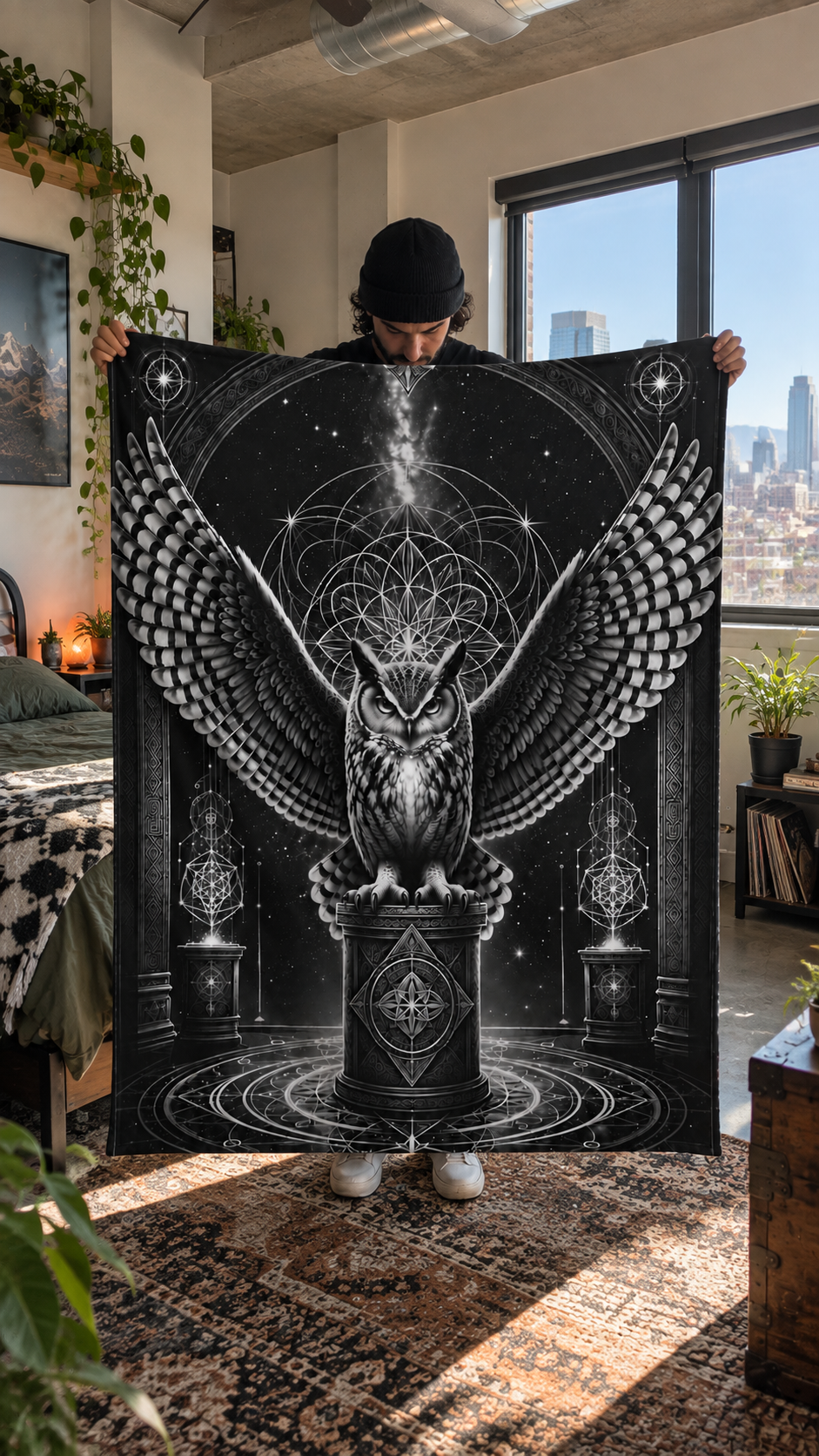 ASTRAL WATCHER | VELVETEEN BLANKET