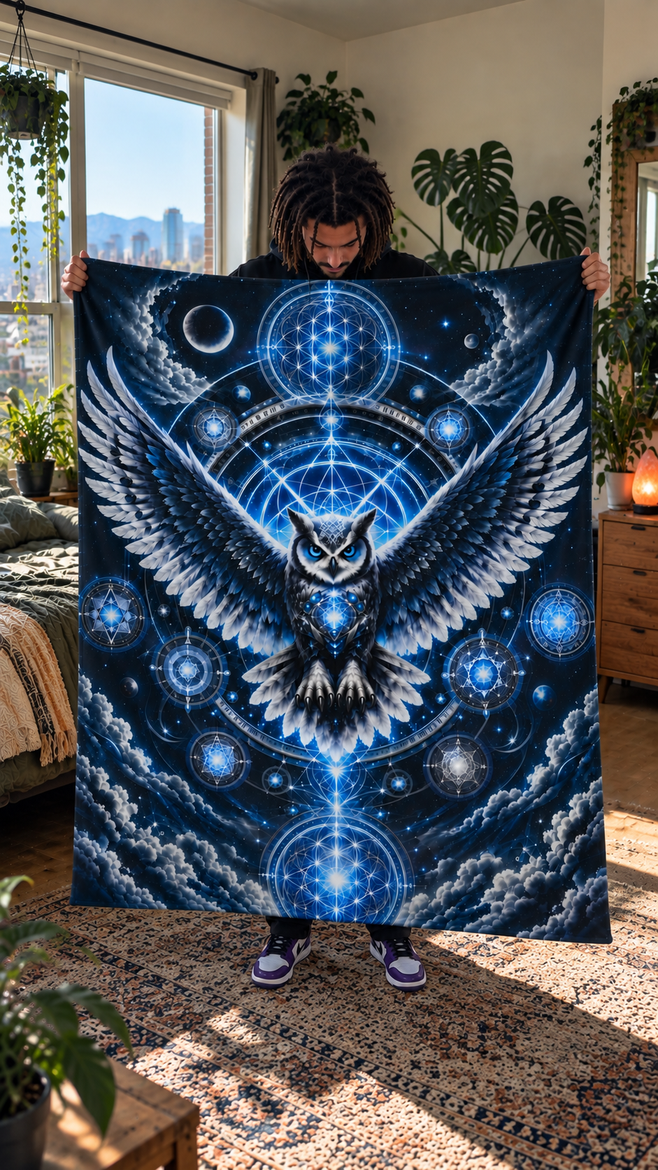 CELESTIAL WATCHER | VELVETEEN BLANKET