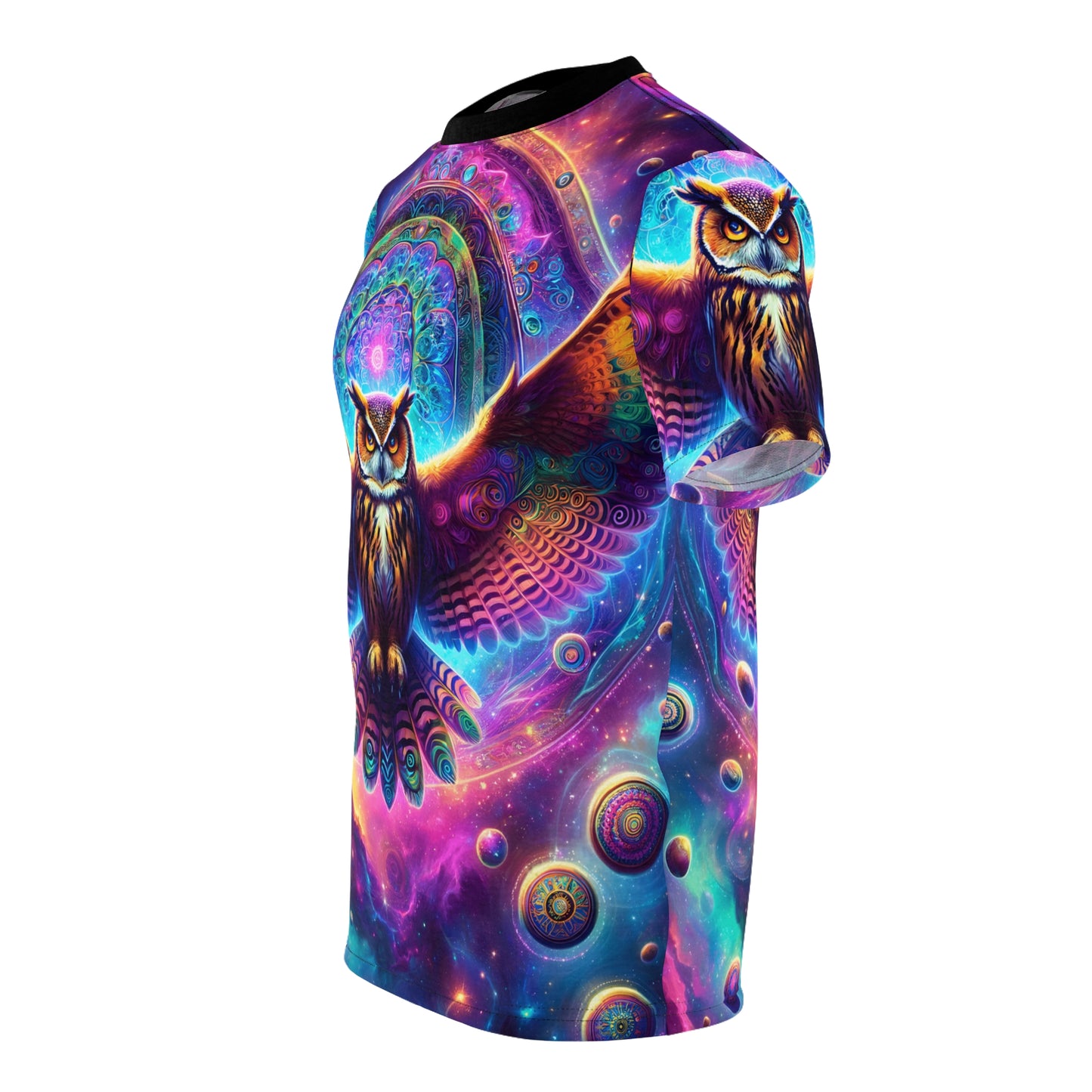 COSMIC OWL | UNISEX AOP T-SHIRT