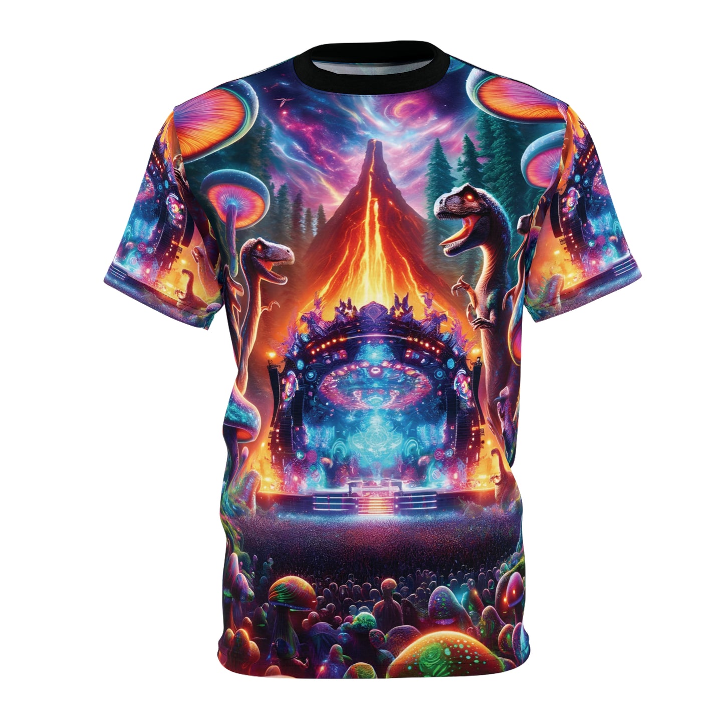 DINO RAVE | UNISEX AOP T-SHIRT