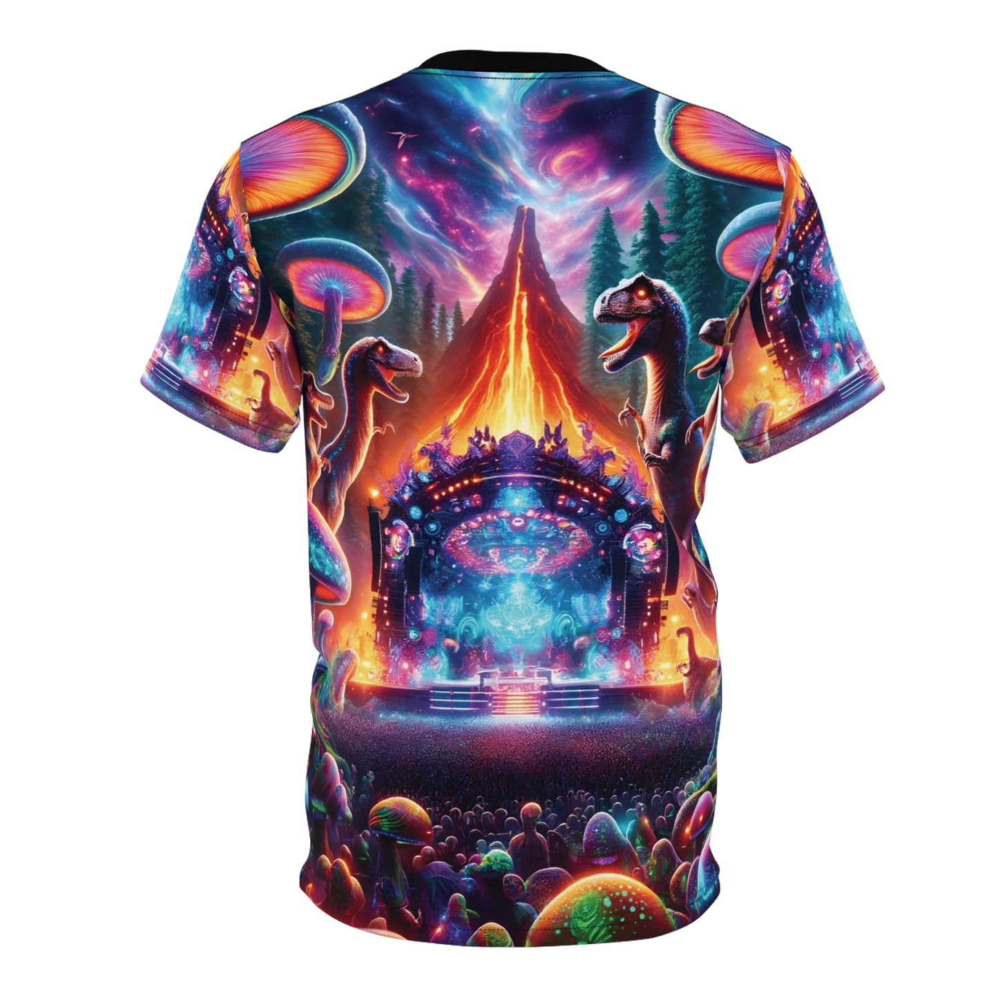 DINO RAVE | UNISEX AOP T-SHIRT