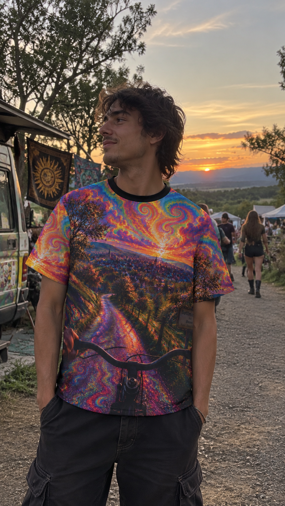 BICYCLE DAY | UNISEX AOP T-SHIRT